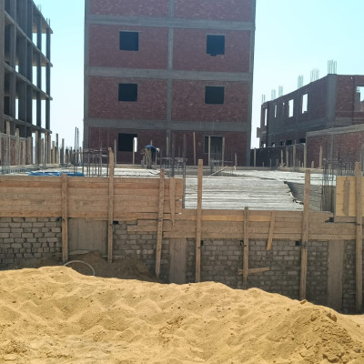 تقدم أعمال الخرسانة بالقطعة 146  وجارى الانتهاء من باقي الاعمال