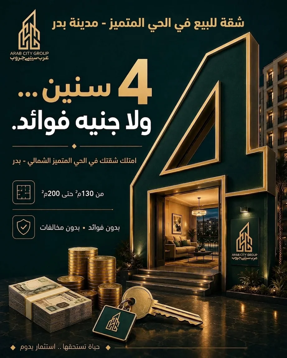 شقه للبيع في الحي المتميز