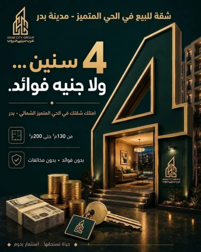 شقه للبيع في الحي المتميز